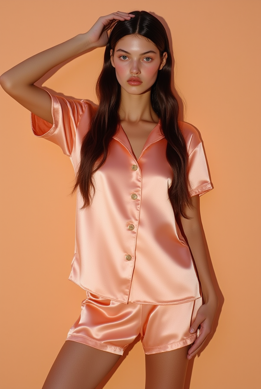 Tropical Bloom Short Pajamas