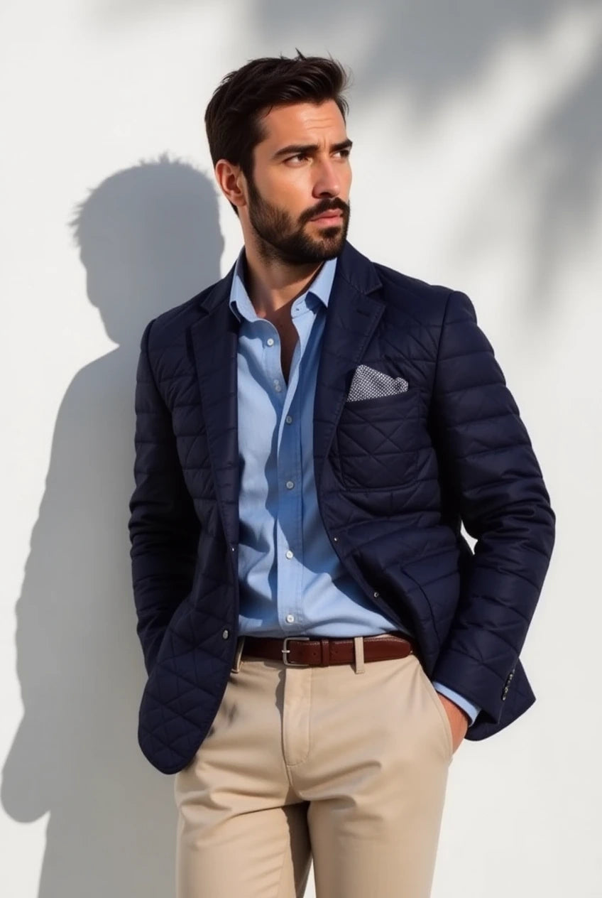 Duomo Quilted Blazer