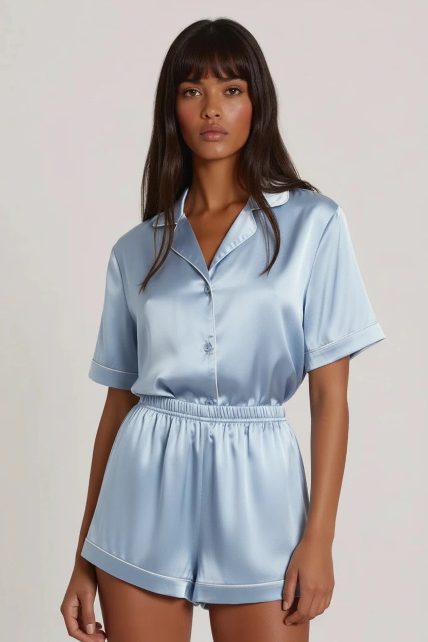 Tropical Bloom Short Pajamas