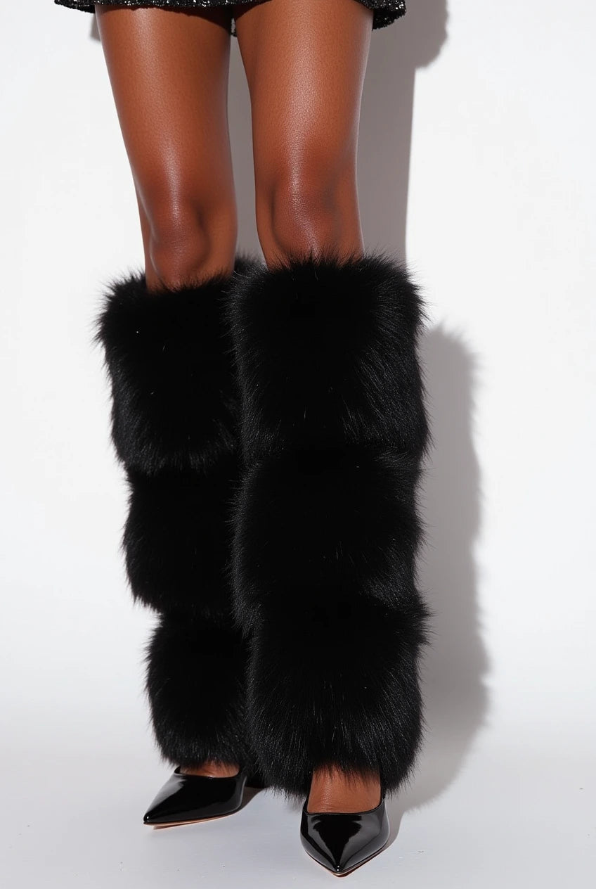 Fur Leg Warmers