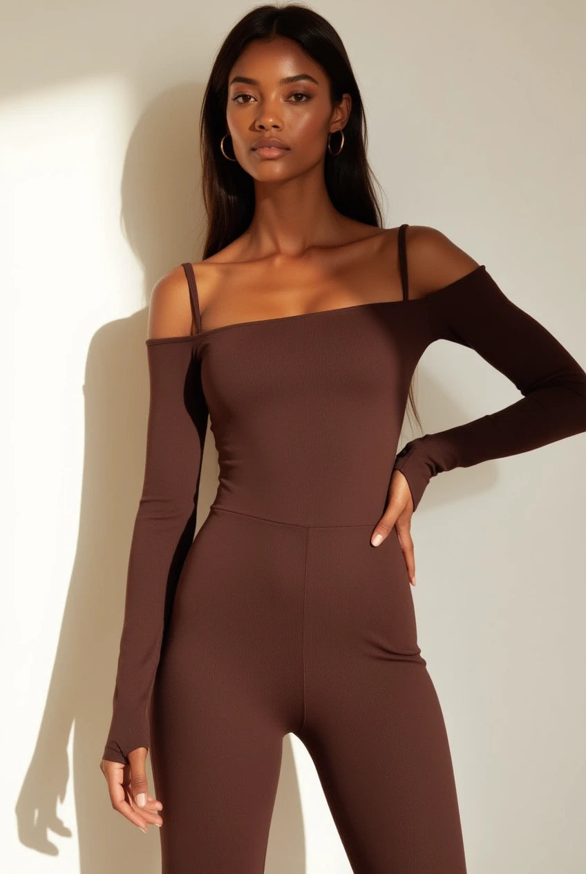 Hazelnut Glow Jumpsuit