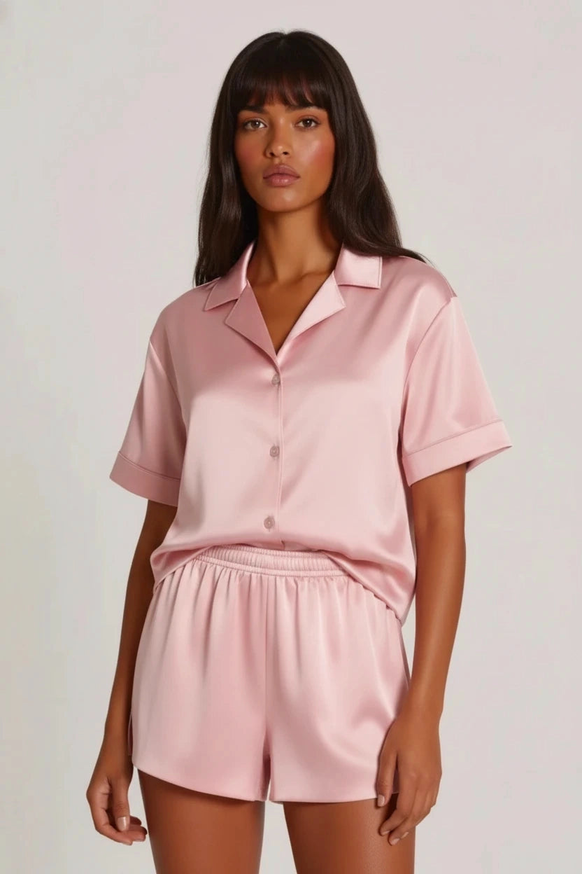 Tropical Bloom Short Pajamas