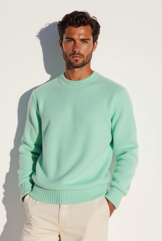Leonardo Green Sweater