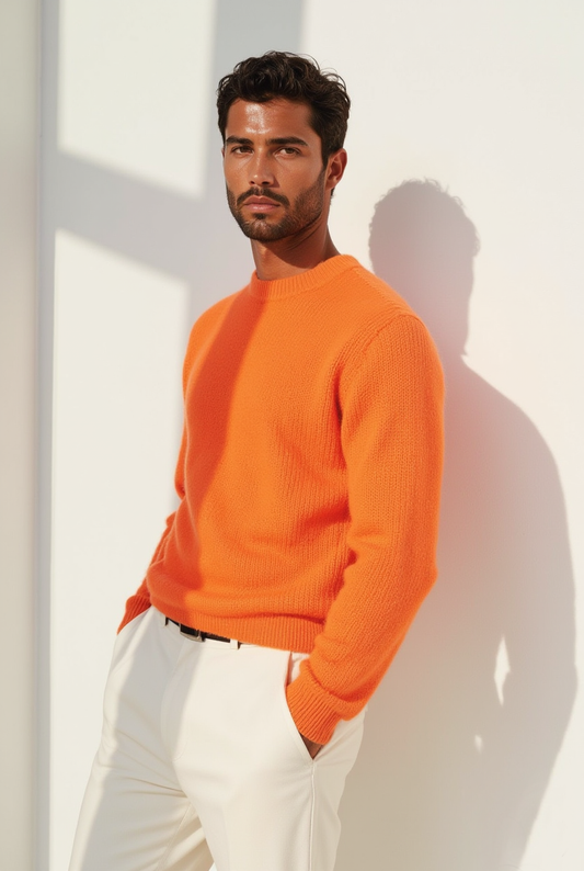 Hispania Orange Sweater