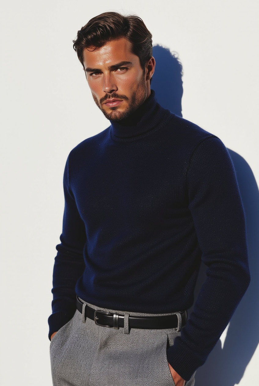 Ponte Vecchio Navy Sweater