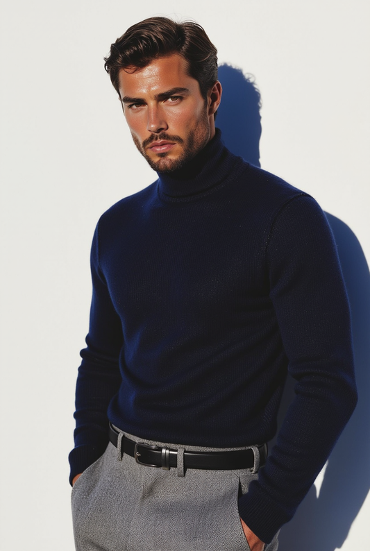 Ponte Vecchio Navy Sweater