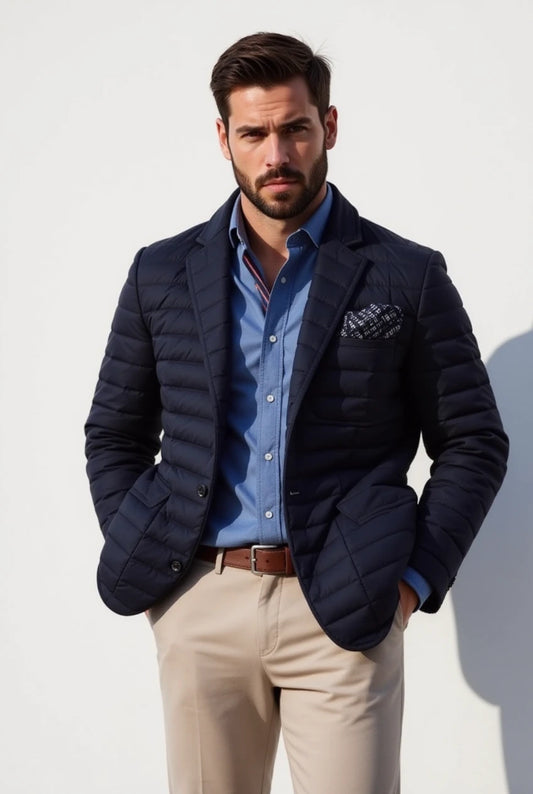 Duomo Quilted Blazer