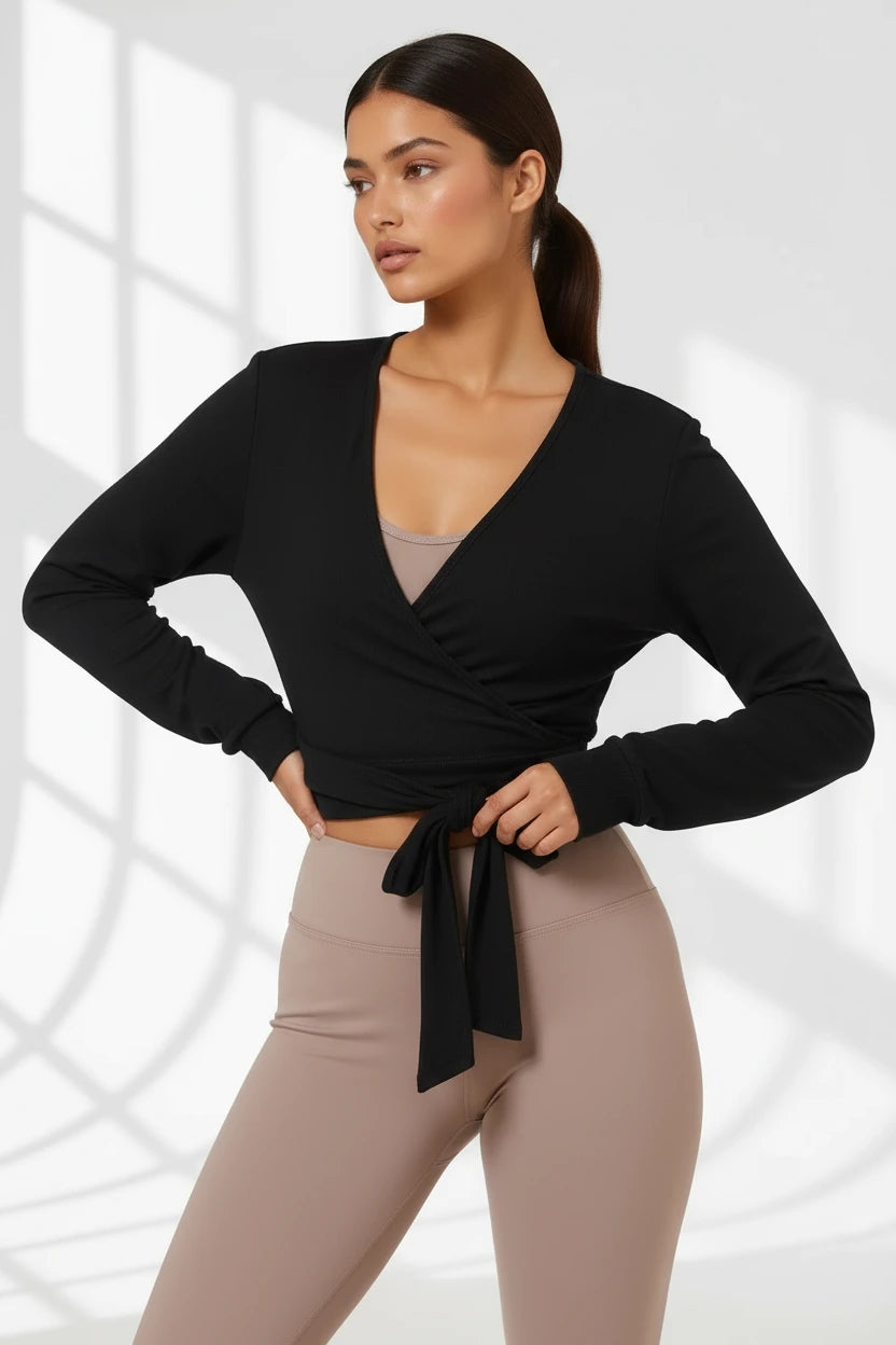 Mocha Wrap Top