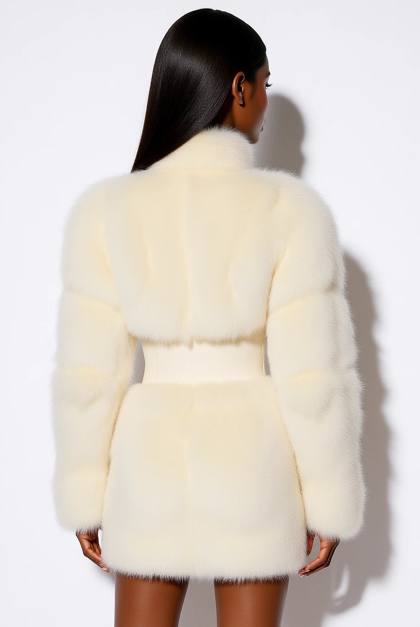 White Praline Dress