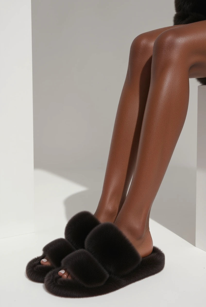 Black Slippers