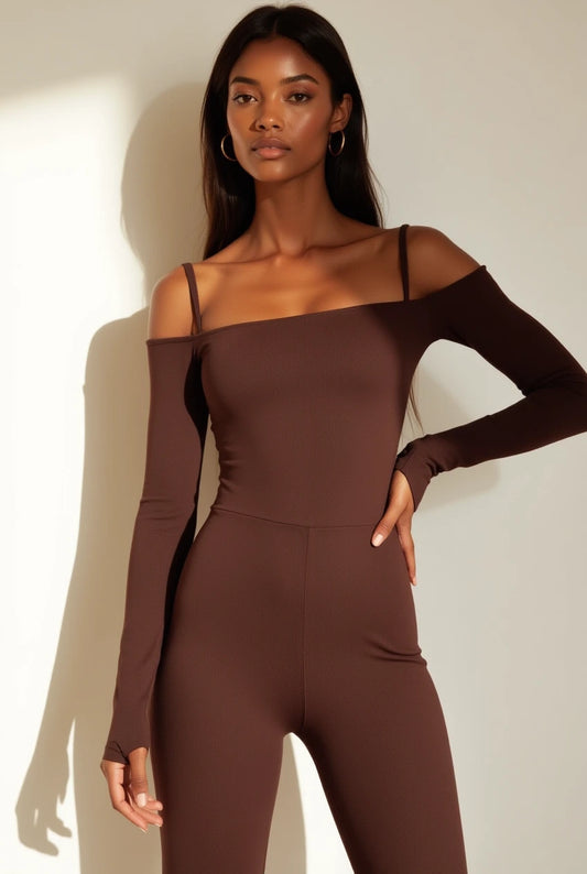 Hazelnut Glow Jumpsuit
