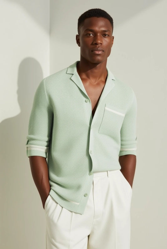 Minori Green Cardigan