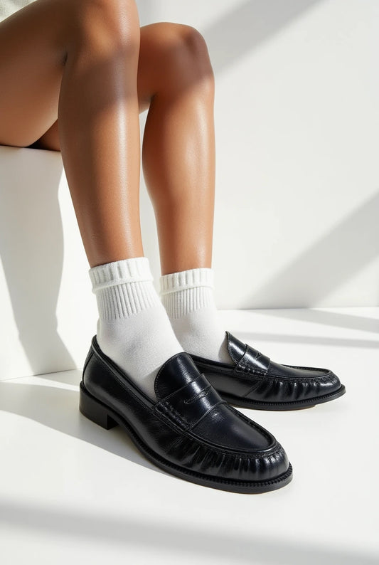 Fumo Black Loafers